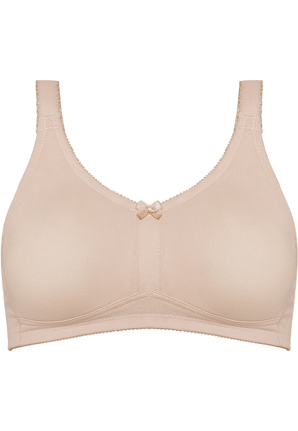 Naturana Klassischer Soft-BH Mit Tasche - Light Beige