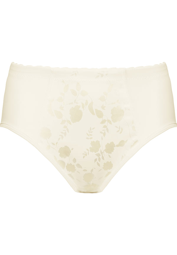 Naturana Minimizer Slip Mit Blumenmuster - Champagner