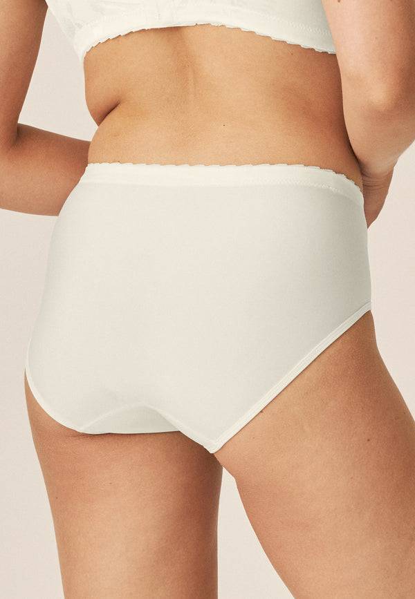 Naturana Minimizer Slip Mit Blumenmuster - Champagner