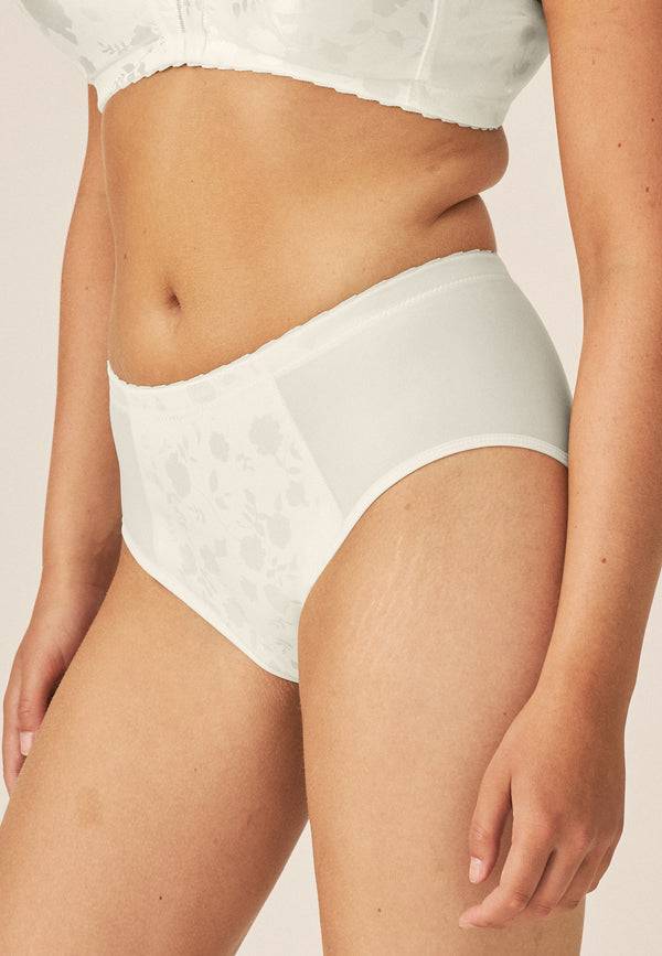 Naturana Minimizer Slip Mit Blumenmuster - Champagner