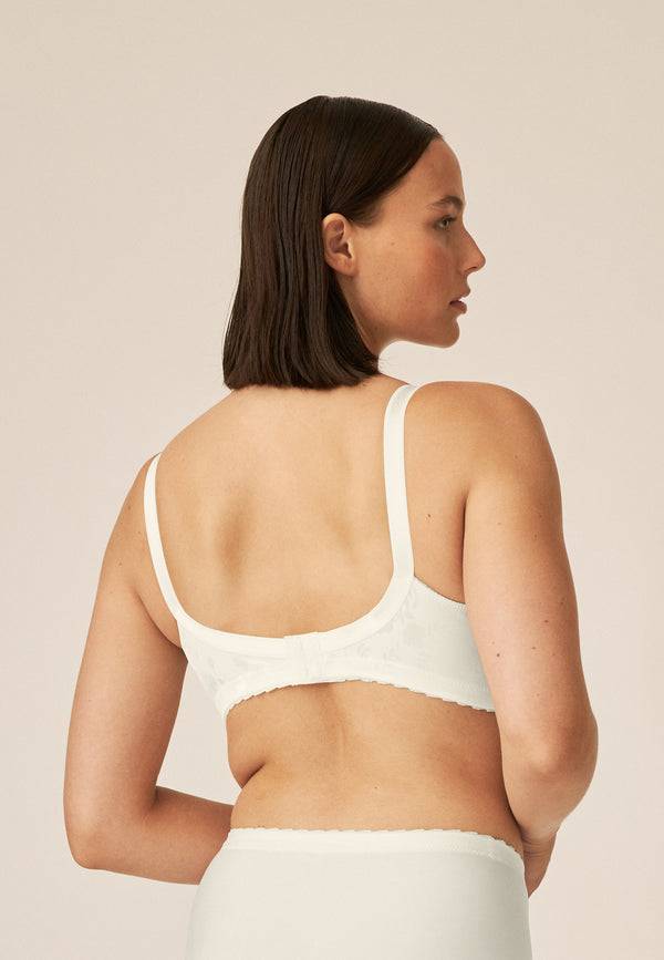 Naturana Minimizer Soft-BH In Blumenmuster - Champagner