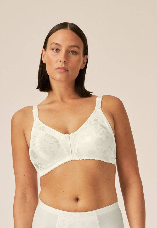 Naturana Minimizer Soft-BH In Blumenmuster - Champagner