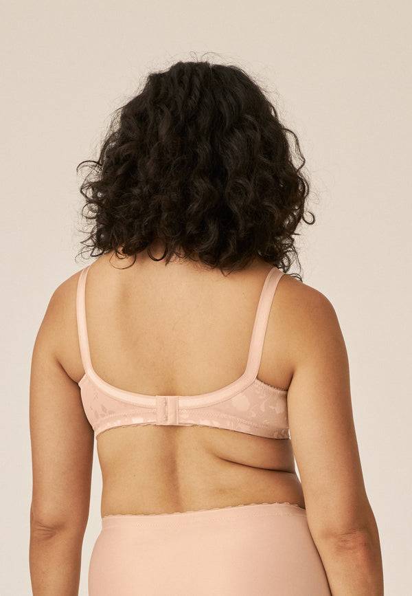 Naturana Minimizer Soft-BH In Blumenmuster - Light Beige