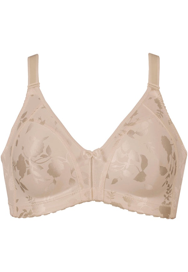 Naturana Minimizer Soft-BH In Blumenmuster - Light Beige