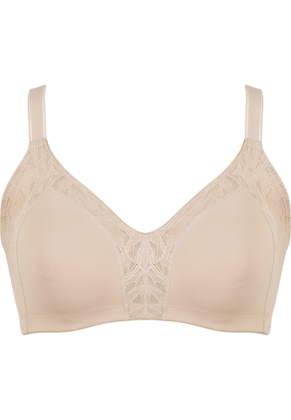 Naturana Minimizer Und Side Smoother BH Mit Spitze - Light Beige