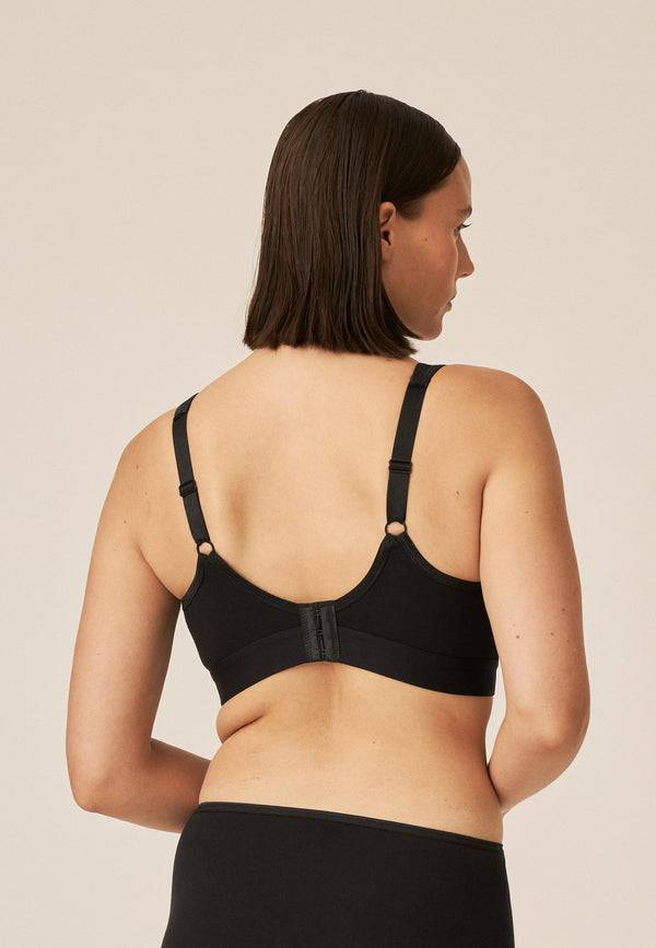 Naturana Athleisure Soft-BH - Schwarz
