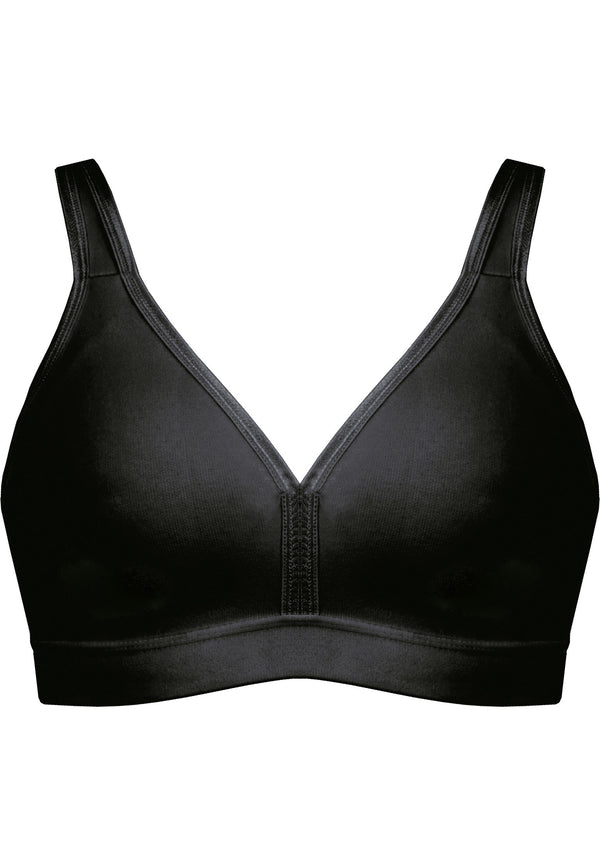 Naturana Athleisure Soft-BH - Schwarz