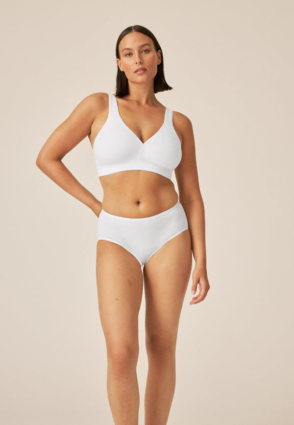 Naturana Athleisure Soft-BH - Weiss