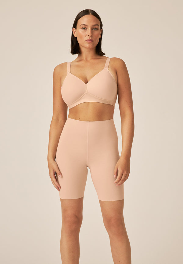 Naturana Baumwoll-Radlershort Cleancut - Light Beige