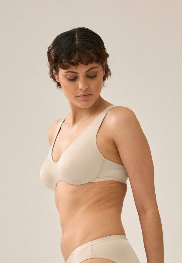 Naturana BH Mit Bügel - Light Beige