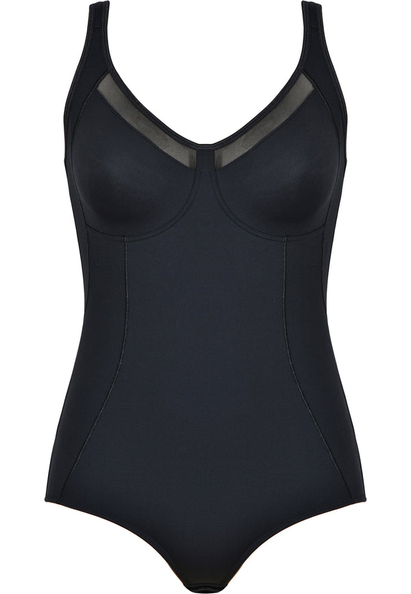 Naturana Body Mit Shaping Funktion - Schwarz