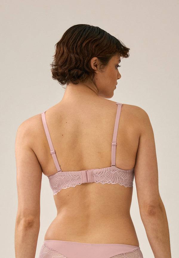Naturana Bügel-BH Aus Spitze - Pink Rose