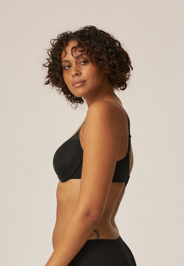 Naturana Bügel-BH Mit Schale - Schwarz