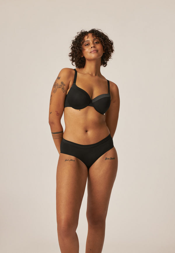 Naturana Bügel-BH Mit Schale - Schwarz