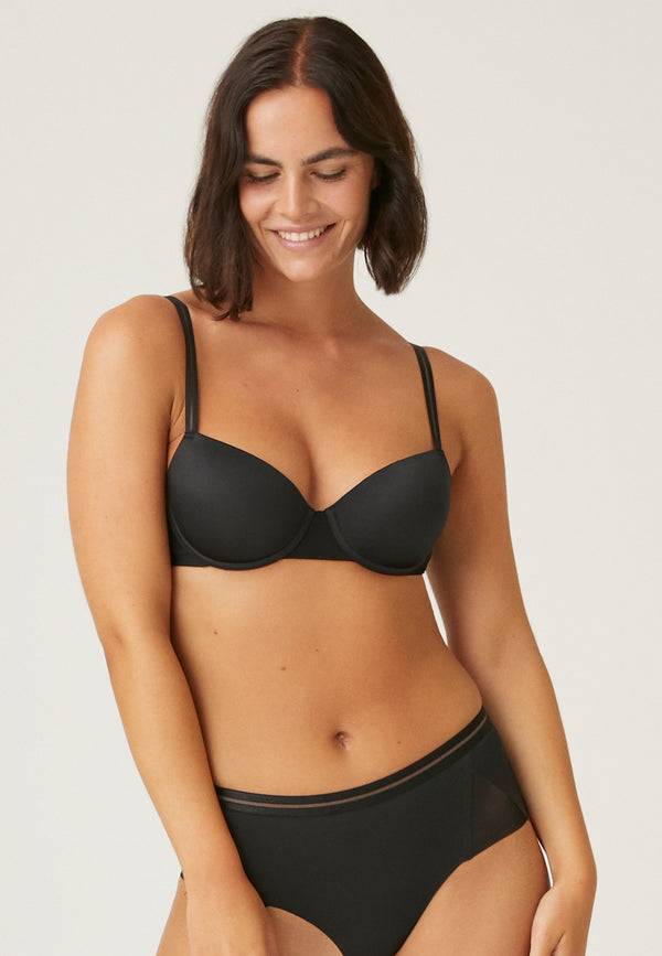 Naturana Bügel-BH Mit Schale - Schwarz