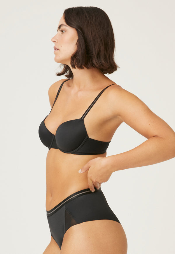 Naturana Bügel-BH Mit Schale - Schwarz