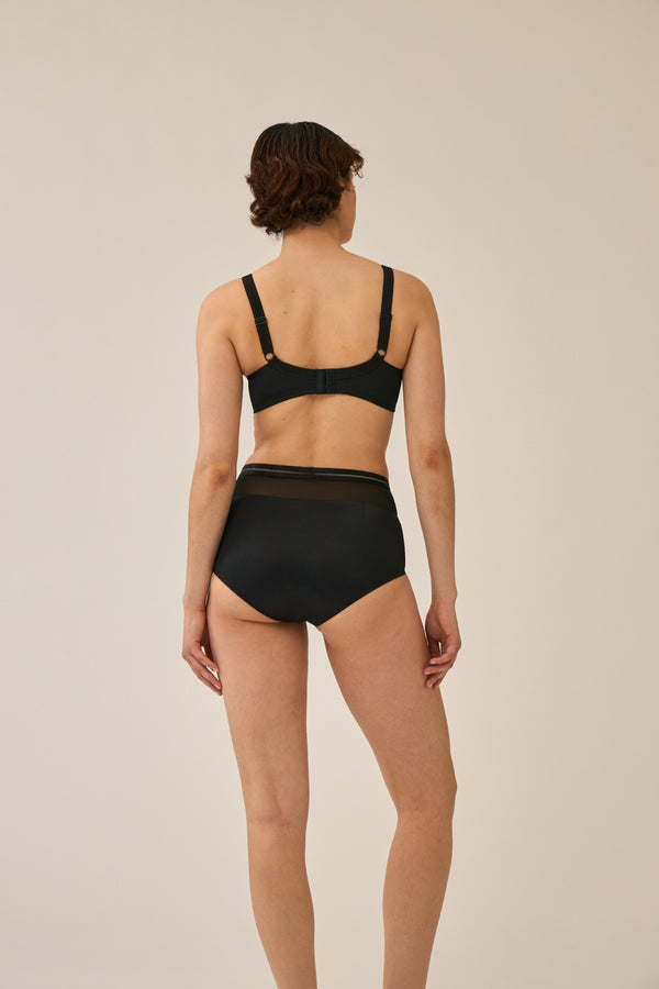 Naturana Bügel-BH Mit Spitzendetails - Schwarz