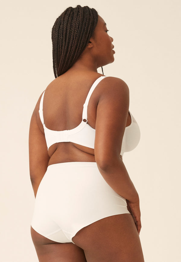 Naturana Bügel-BH Mit Spitzendetails - Weiss