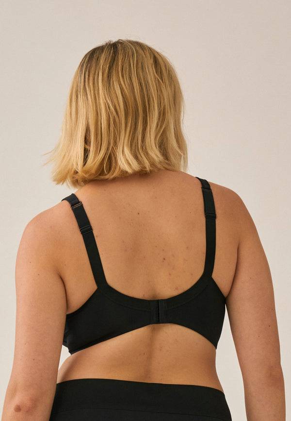 Naturana Bügelloser Soft-BH Mit Schale - Schwarz