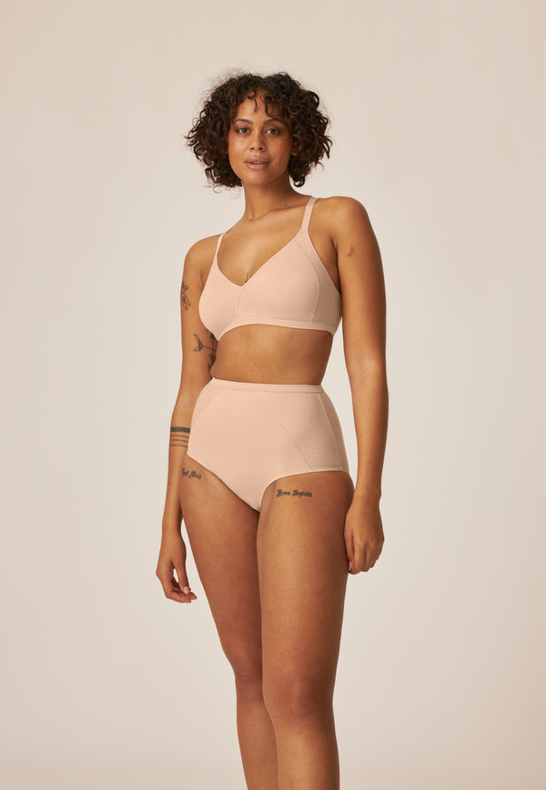 Naturana Comfort High Waist Slip - Light Beige
