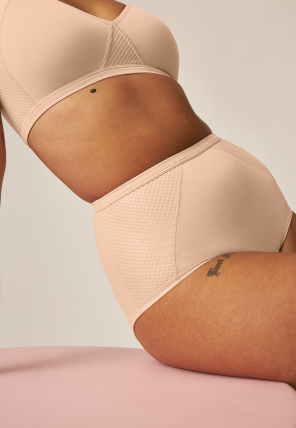 Naturana Comfort High Waist Slip - Light Beige