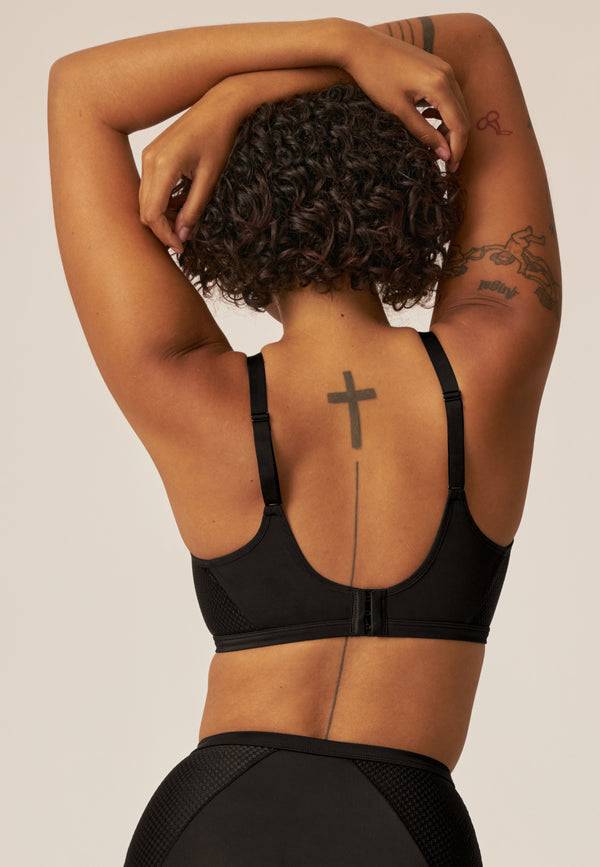 Naturana Dynamischer Wohlfühl-BH - Schwarz