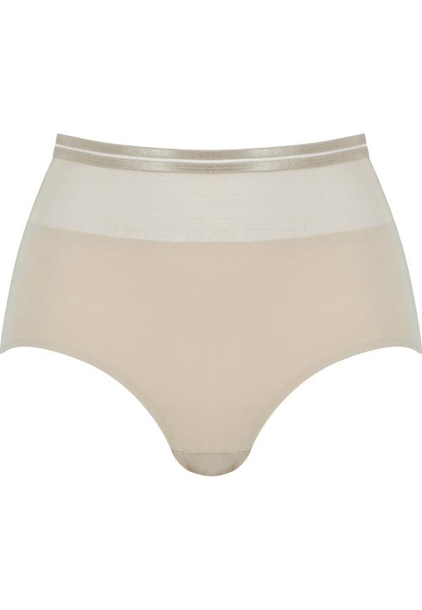 Naturana High Waist Panty - Light Beige