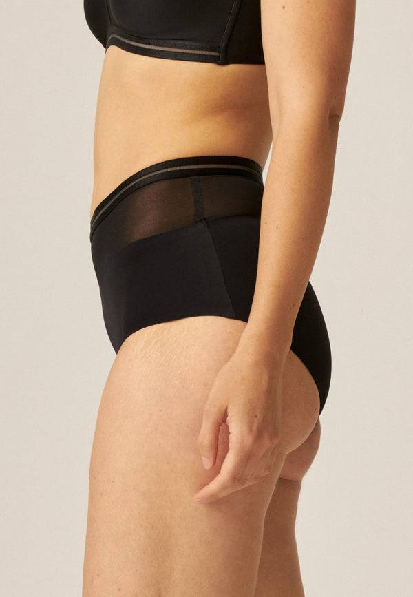 Naturana High Waist Panty - Schwarz