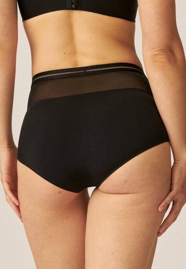 Naturana High Waist Panty - Schwarz