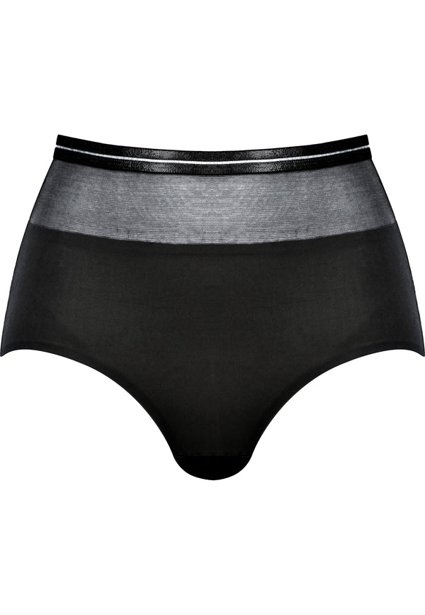 Naturana High Waist Panty - Schwarz