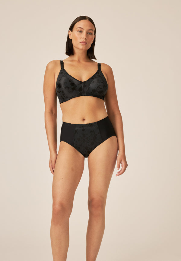 Naturana Minimizer Soft-BH In Blumenmuster - Schwarz
