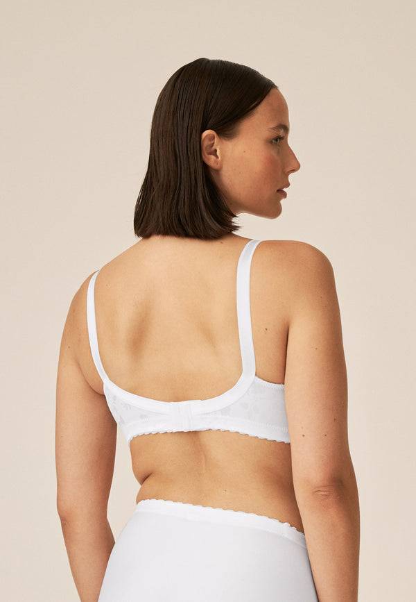 Naturana Minimizer Soft-BH In Blumenmuster - Weiss