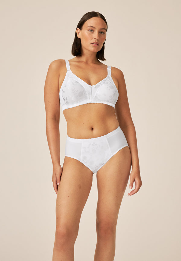 Naturana Minimizer Soft-BH In Blumenmuster - Weiss