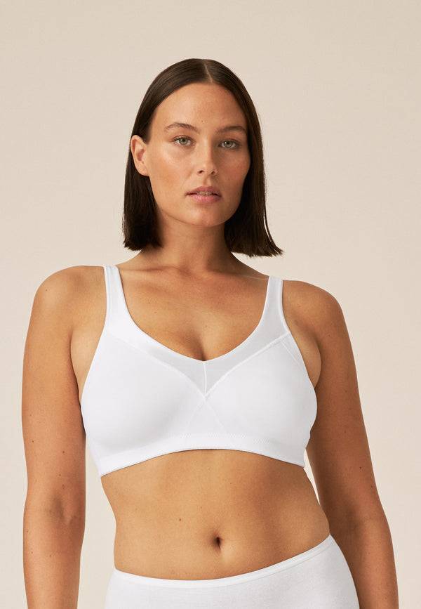 Naturana Minimizer Soft-BH Mit Glanzband - Weiss