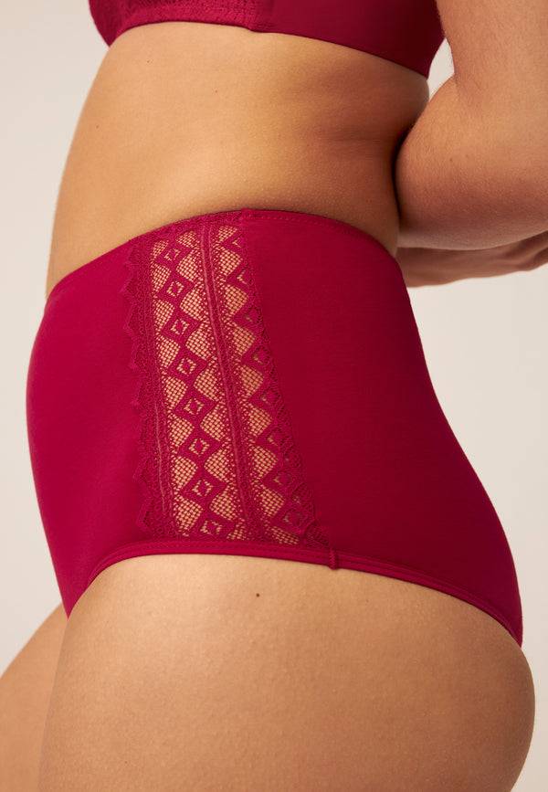 Naturana Perioden Highwaist Slip - Cassis