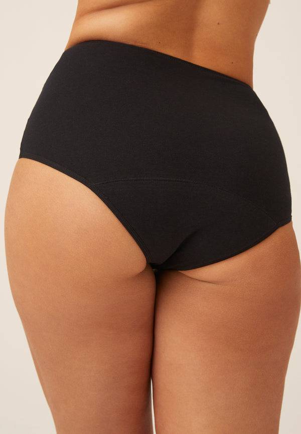 Naturana Perioden Highwaist Slip - Schwarz