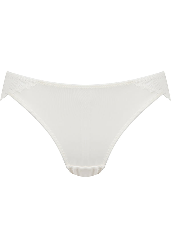 Naturana Slip Mit Spitzendetails - Ecru