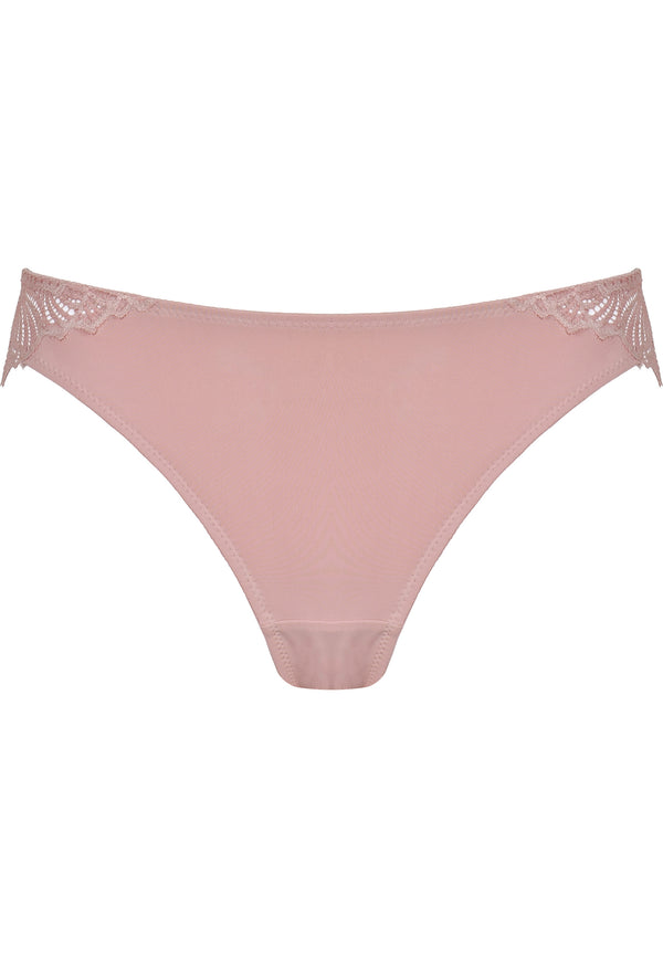 Naturana Slip Mit Spitzendetails - Pink Rose