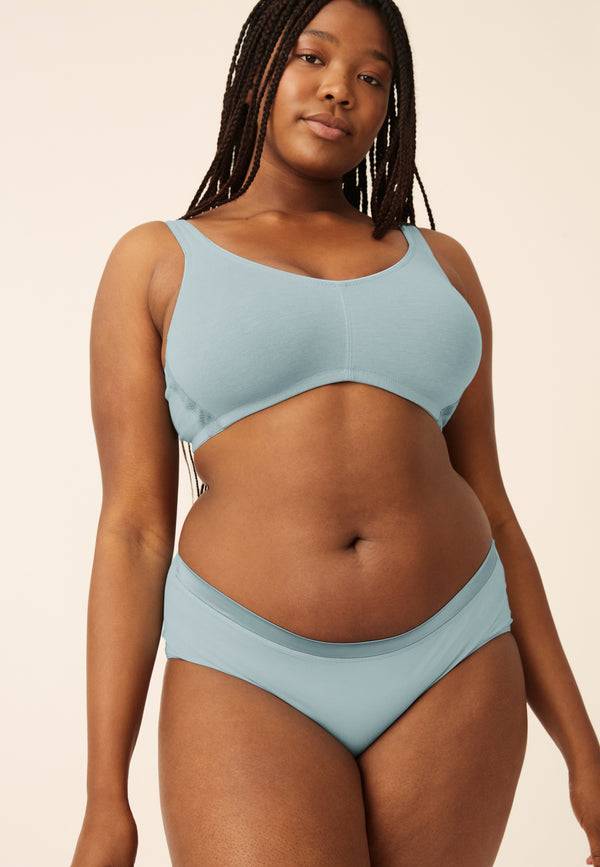 Naturana Soft-BH Aus Baumwolle - Matcha Sorbet