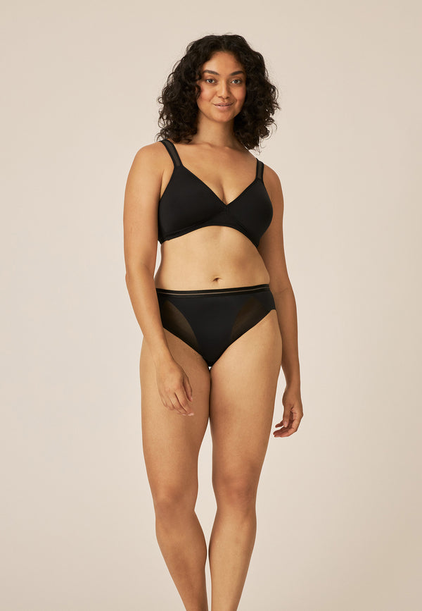 Naturana Soft-BH Mit Schale - Schwarz