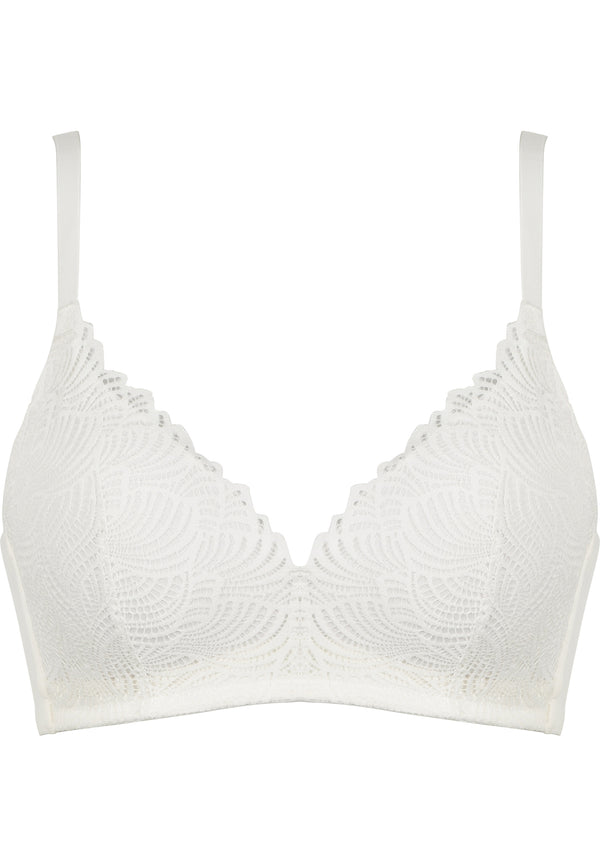 Naturana Soft-BH Mit Schale Und Spitze - Ecru