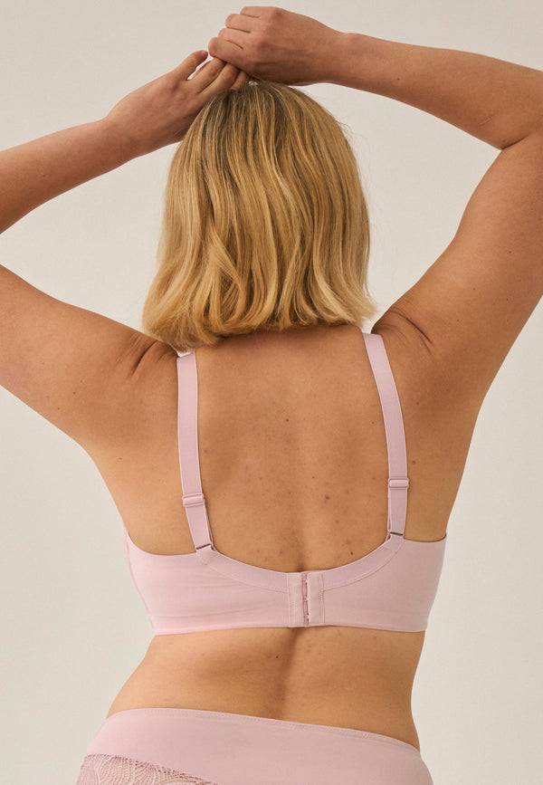 Naturana Soft-BH Mit Schale Und Spitze - Pink Rose