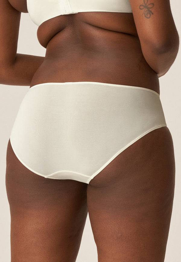 Naturana Softer Slip Mit Glanzband - Ecru