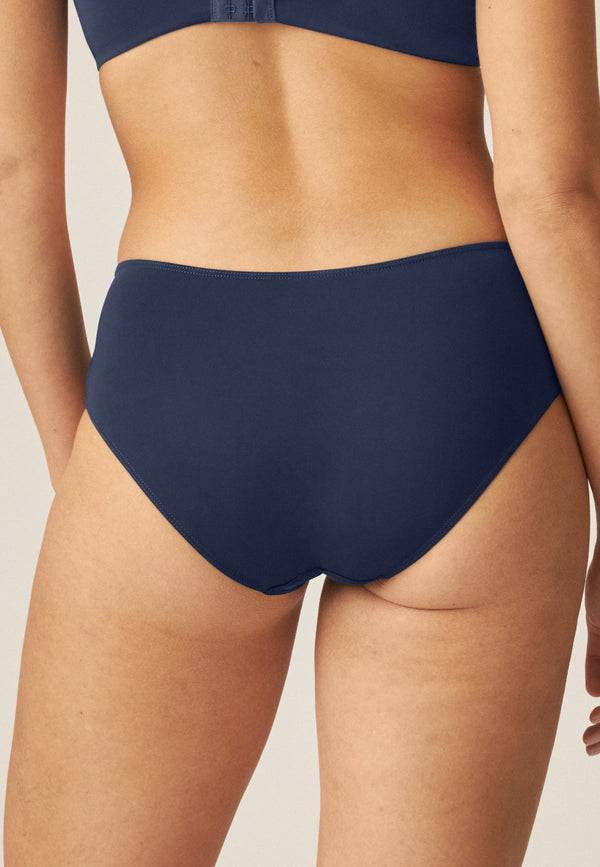 Naturana Softer Slip Mit Glanzband - Navy