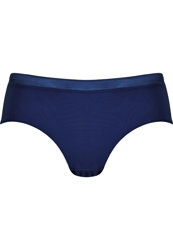 Naturana Softer Slip Mit Glanzband - Navy