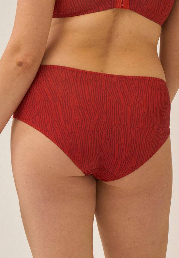 Naturana Softer Slip Mit Glanzband - Negroni Print