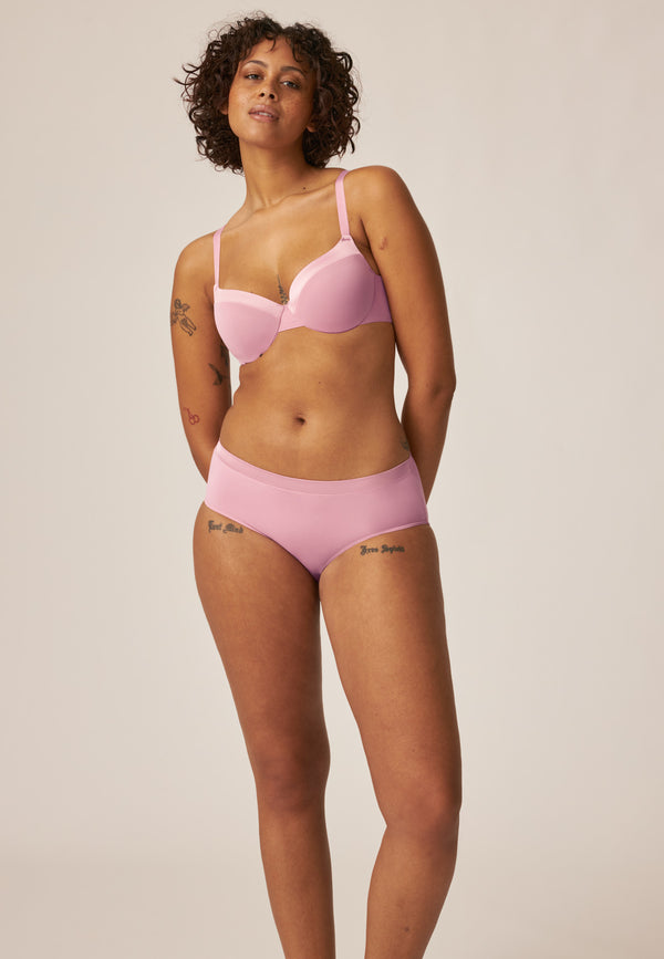 Naturana Softer Slip Mit Glanzband - Smoked Orchid