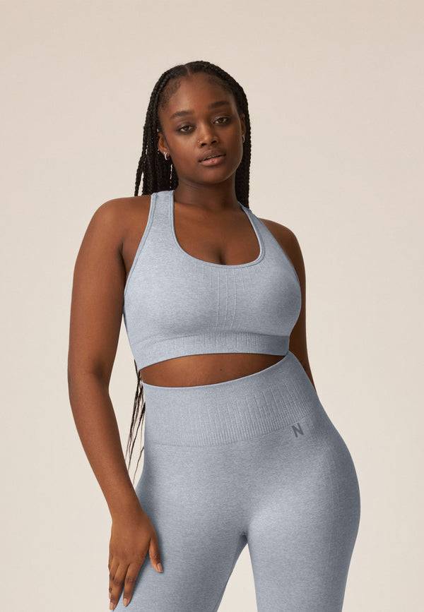 Naturana Sport Bustier - Raindrops Melange