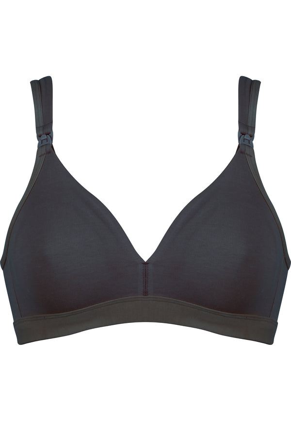 Naturana Still-BH Aus Baumwolle - Schwarz