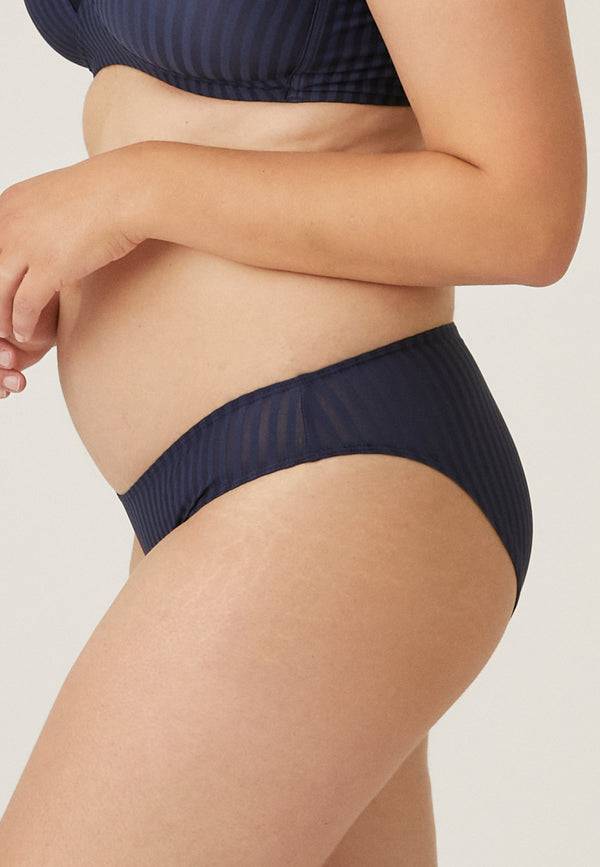 Naturana Streifen Slip - Navy